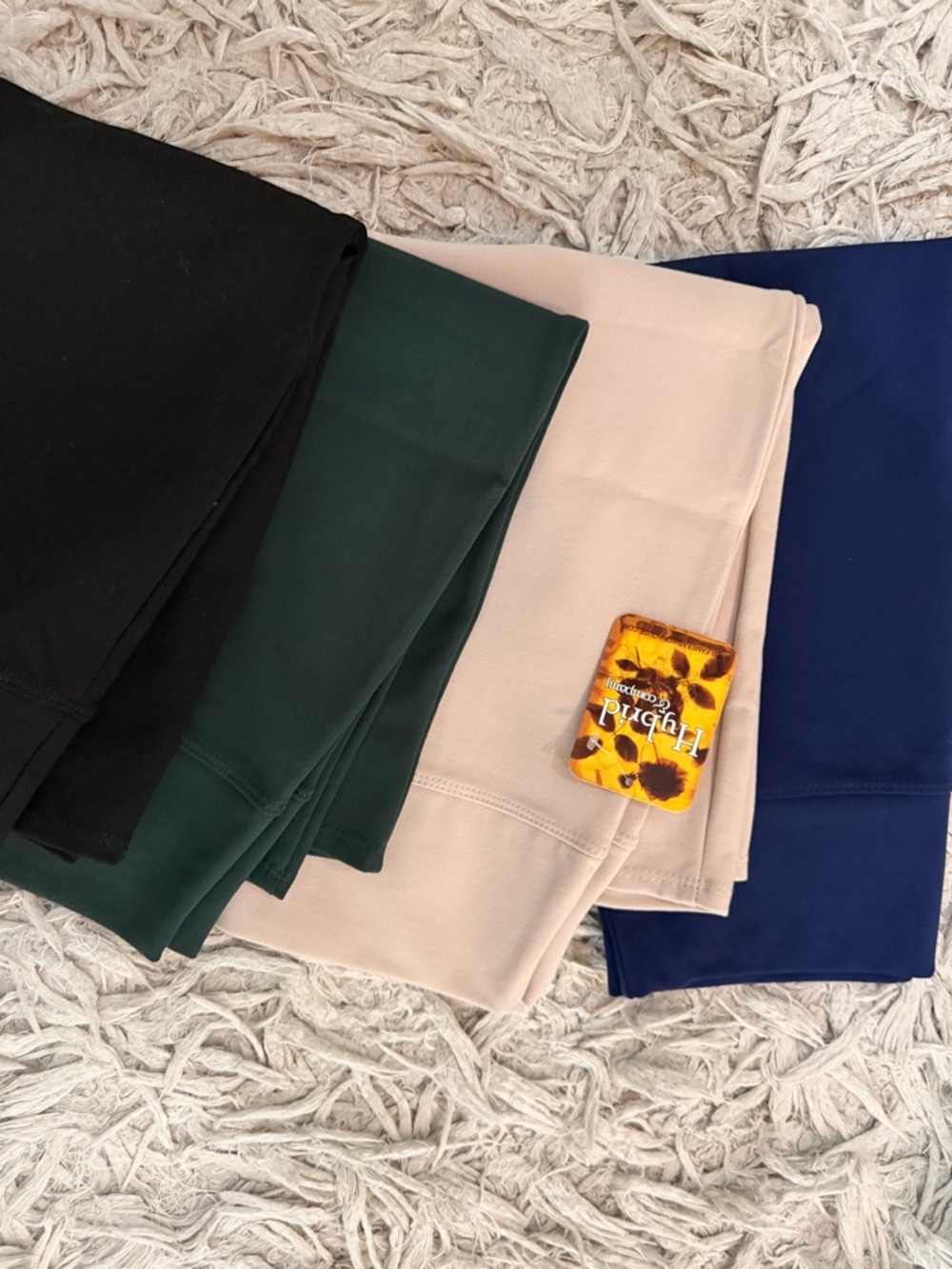 Neutral and Jewel Tone skirt Set - Black, Forest Green, Beige, Navy